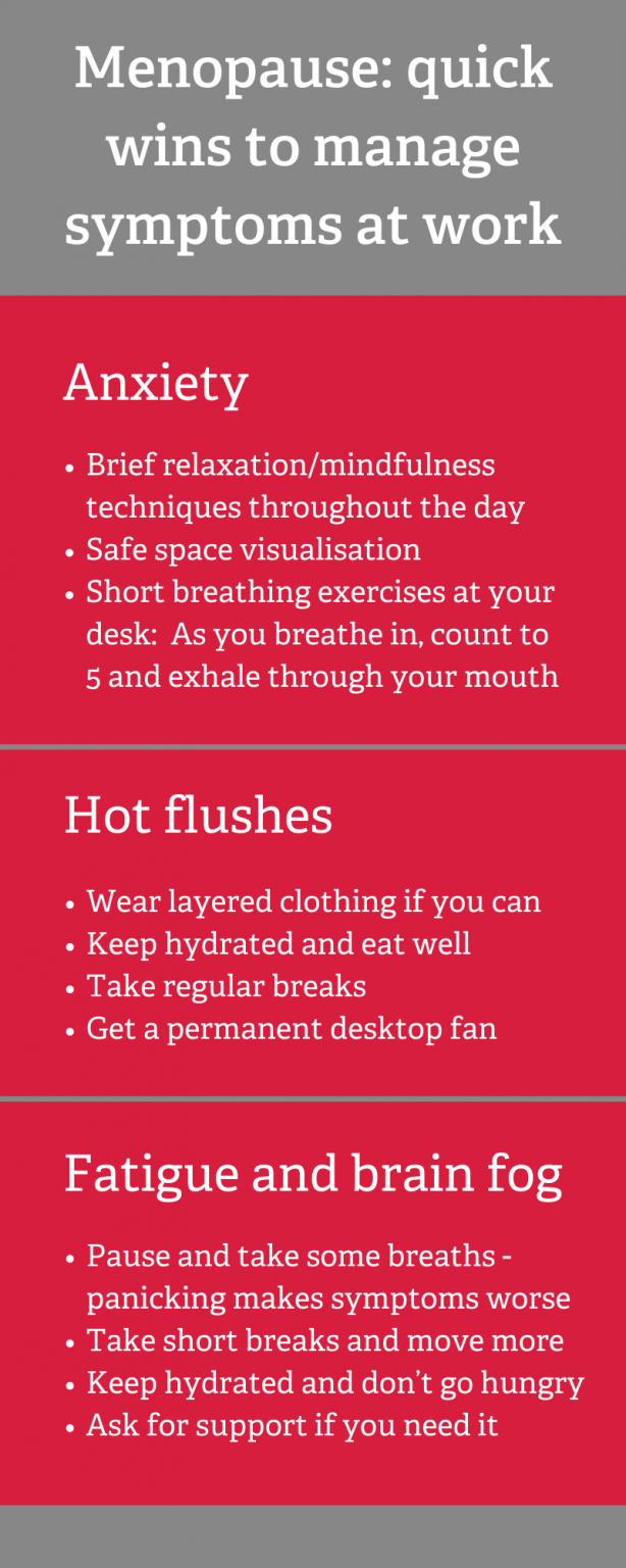 Menopause: symptoms, impact and tips - The Fire Fighters Charity