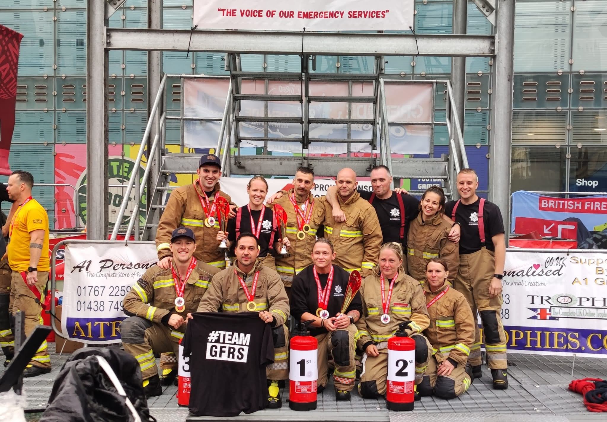 23 Gloucestershire firefighters to take on British Firefighter Challenge
