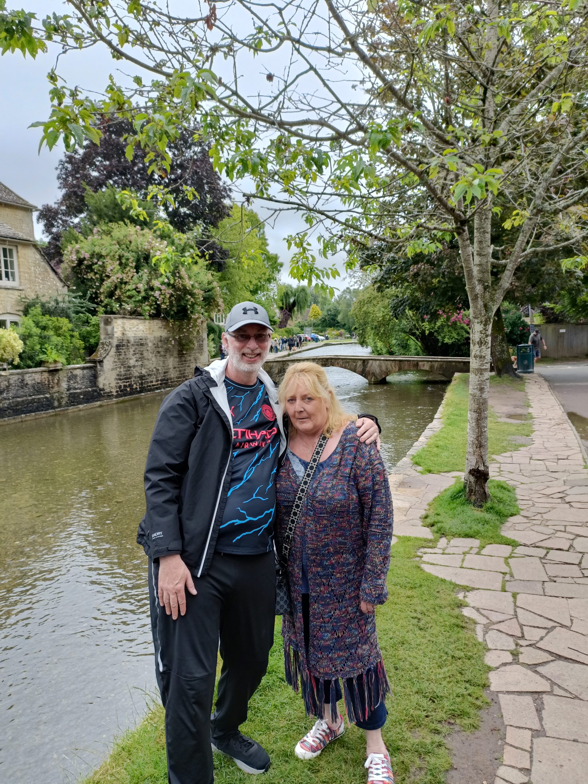 Mike and his wife in the Cotswolds