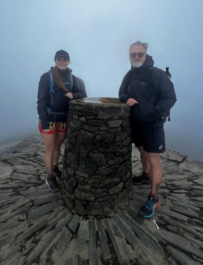 The family are summitting Snowdon 12 times